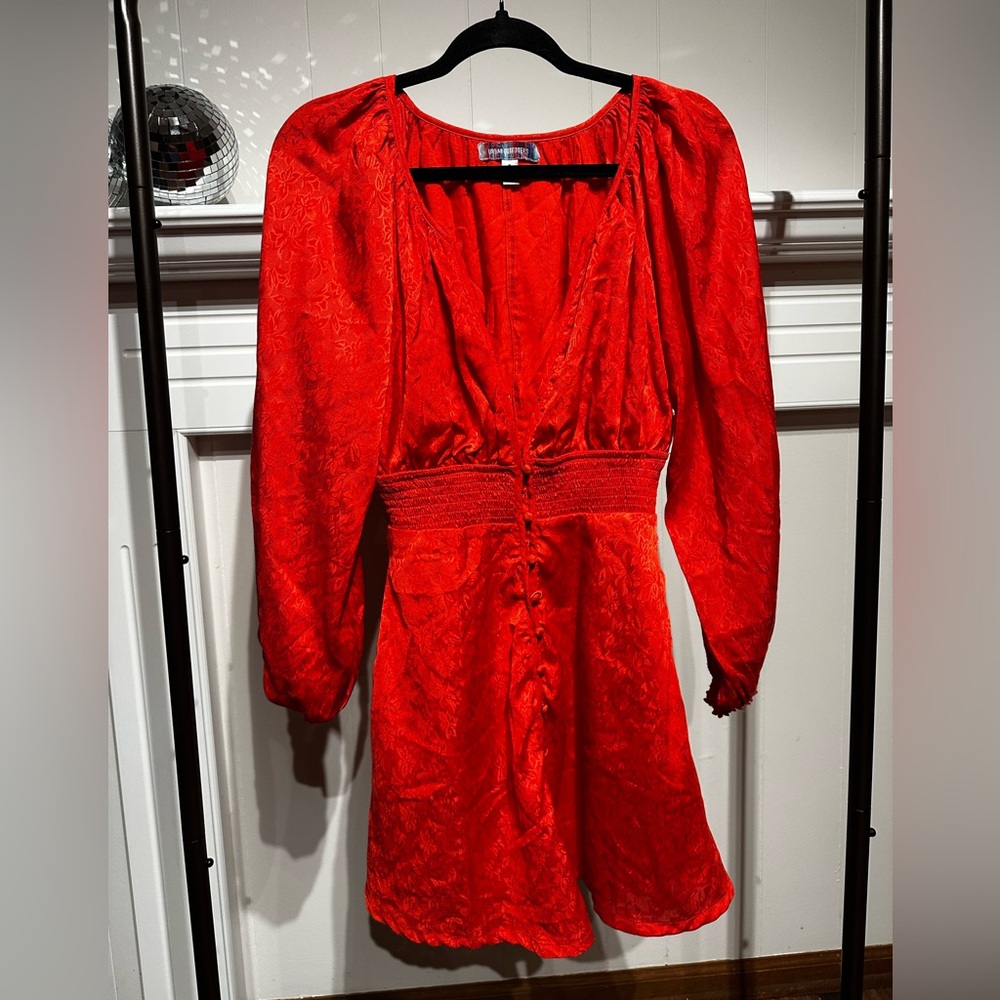 Urban outfitters red skater dress. Size small